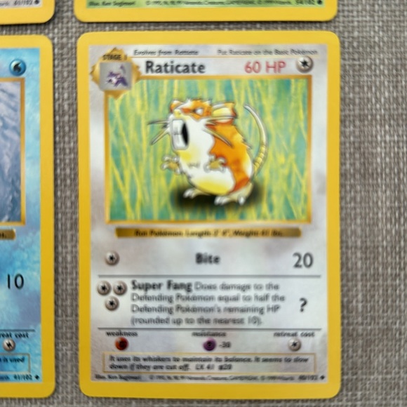 Vintage Pokémon Card Bundle (12) 1995 Perfect Condition Please See All Pics - Picture 13 of 14